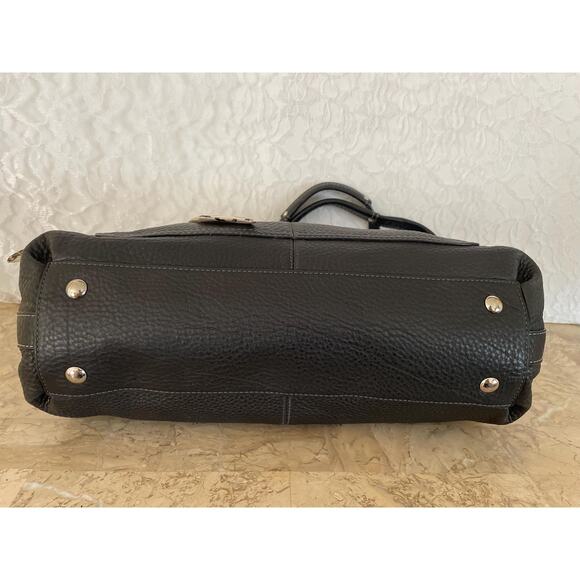 Coach Large penelope F14682 black pebble Leather Satchel BAG PURSE - Picture 6 of 10